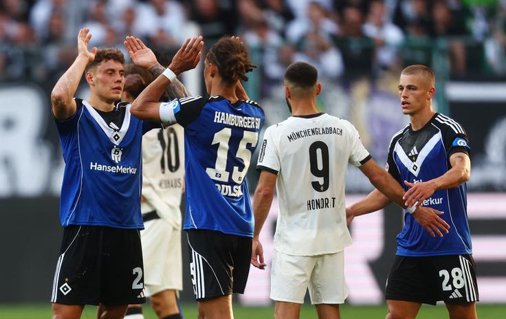 Hamburger SV je remiziral proti Borussii M. | Foto: Reuters