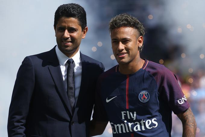 Bogati Katarec je poskrbel, da je Neymar postal najdražji nogometaš v zgodovini. | Foto: Getty Images