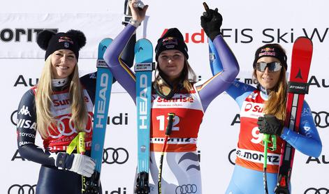 Nemka preprečila novo zmago Vonn, Štuhec se tudi tokrat ni izšlo povsem po načrtih