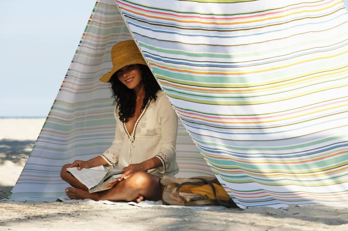 morje poletje počitnice ženska šotor | Foto: Thinkstock
