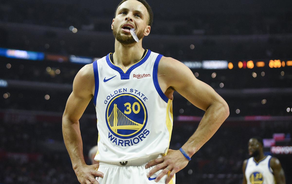 Stephen Curry | Stephen Curry je z Golden State Warriors povedel z 2:1 v skupnih zmagah proti LA Clippers. | Foto Reuters