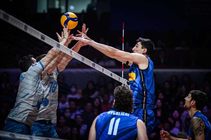 slovenska odbojkarska reprezentanca : Italija, polfinale lige narodov | Foto: VolleyballWorld