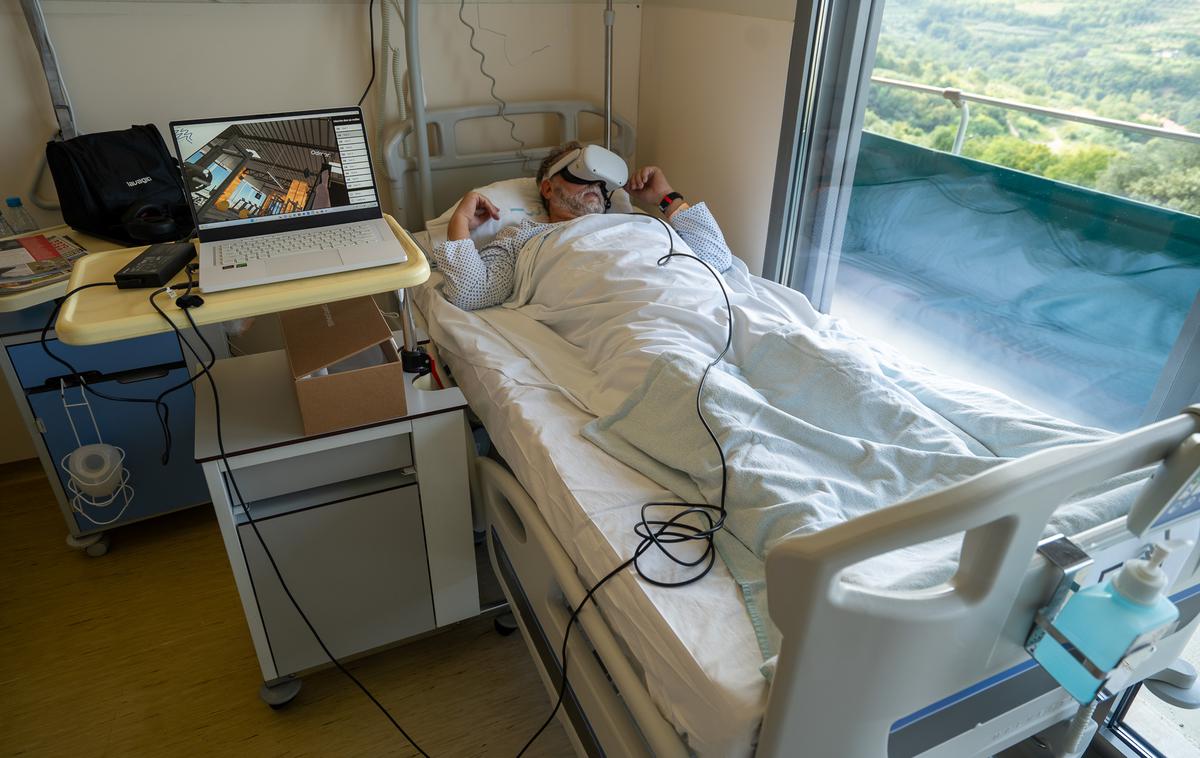 Koper raziskava | Do zdaj so preučili že 92 moških preiskovancev, starih od 18 do 75 let, ki so neprekinjeno preležali od deset do 35 dni.  | Foto STA