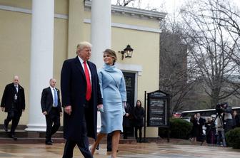 V čem na inavguracijski dan blesti nova prva dama ZDA, naša Melania Trump