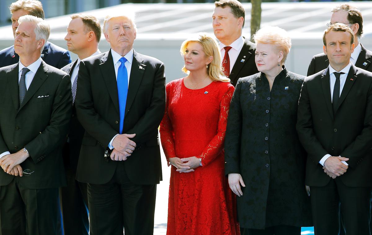 Donald Trump in Kolinda Grabar-Kitarović | Foto STA