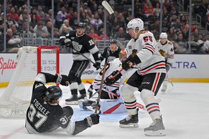 Los Angeles Kings | Kralji so doma izgubili proti Chicagu. Tudi naslednji obračun bodo igrali doma proti istemu tekmecu. | Foto Reuters