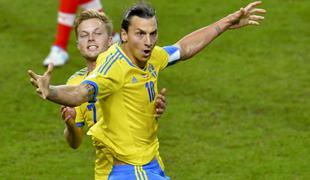 Ibrahimović na tekmi ob odprtju s Hrvaško