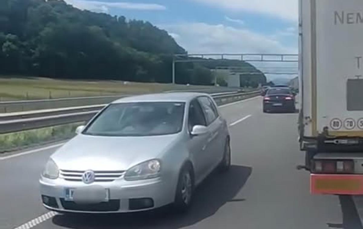 vožnja v nasprotno smer | Foto Facebook/posnetek zaslona