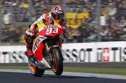 Marquez tekmecem pognal strah v kosti, Rossi nekonkurenčen