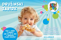 ALEJA predstavlja družinske zajtrke v igralnici Planet Lollipop