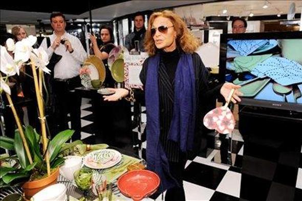Stil Diane von Furstenberg tudi doma