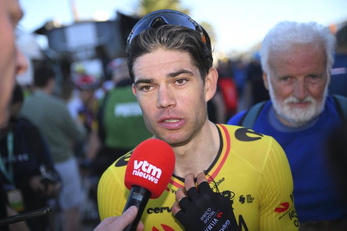 Wout van Aert | "Kako se je kaj takšnega lahko zgodilo? " se je v cilju prve etape letošnje Dirke po Algarveju spraševal Wout van Aert. | Foto Guliverimage