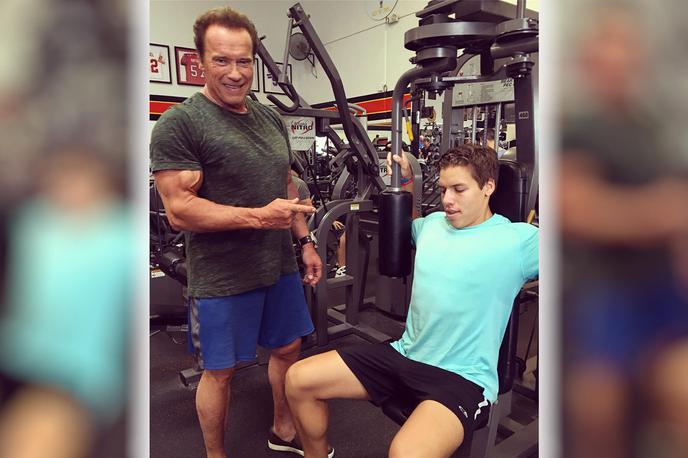 Schwarzenegger in sin | Foto Instagram