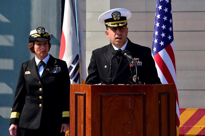 Lisa Franchetti, admiralka, vojaška mornarica, ZDA | Franchetti ne bo prva ženska na čelu enega od rodov ameriških oboroženih sil, saj obalno stražo vodi admiralka Linda Fagan, vendar pa poveljnik obalne straže ni član štaba združenih poveljstev, čemur v drugih državah rečejo generalštab. | Foto Reuters