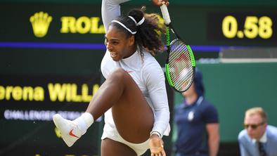 Serena Williams v četrtfinale Wimbledona, Slovenki izpadli