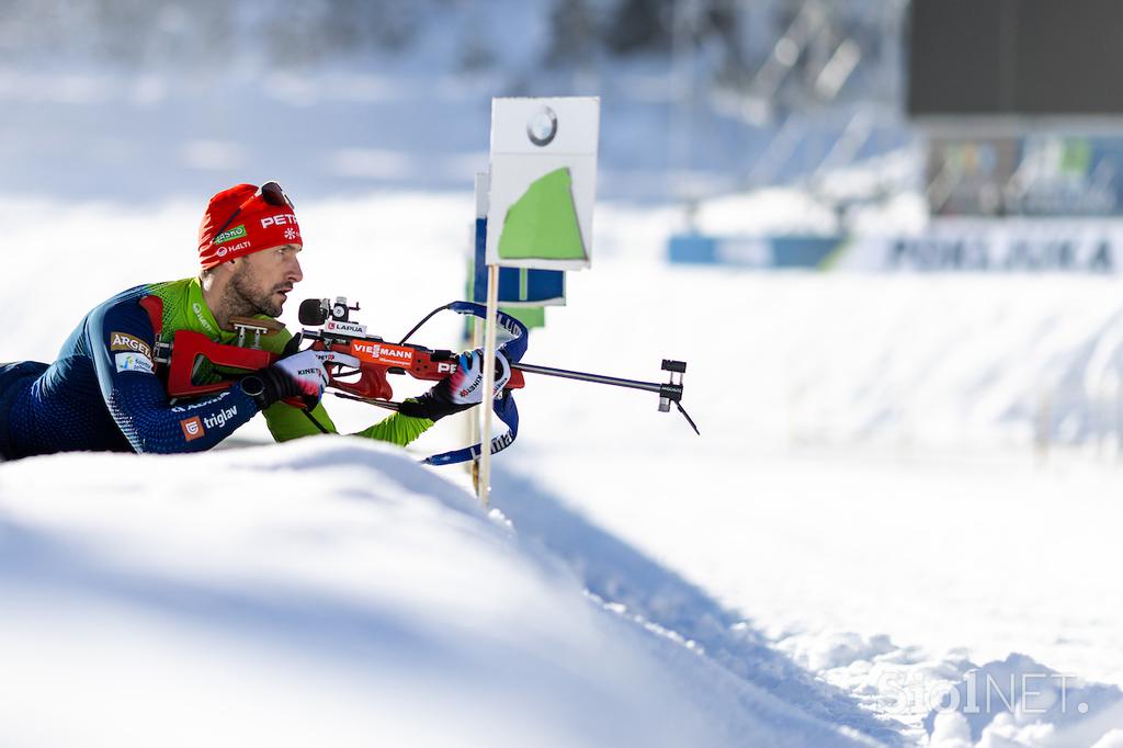 Pokljuka, trening in tiskovka slovenske biatlonske reprezentance