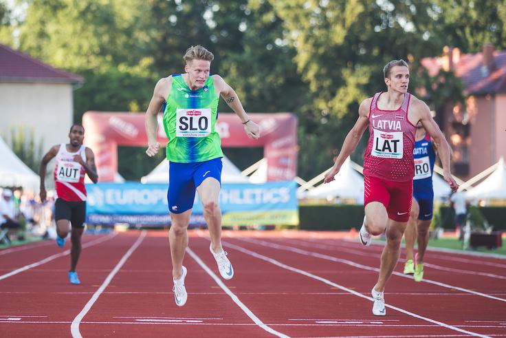 Luka Janežič je slavil na 400 metrov. | Foto: Peter Kastelic