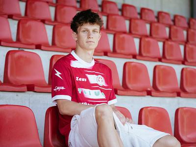 Enej Kramberger v obrambi rdeče-belih iz Kidričevega
