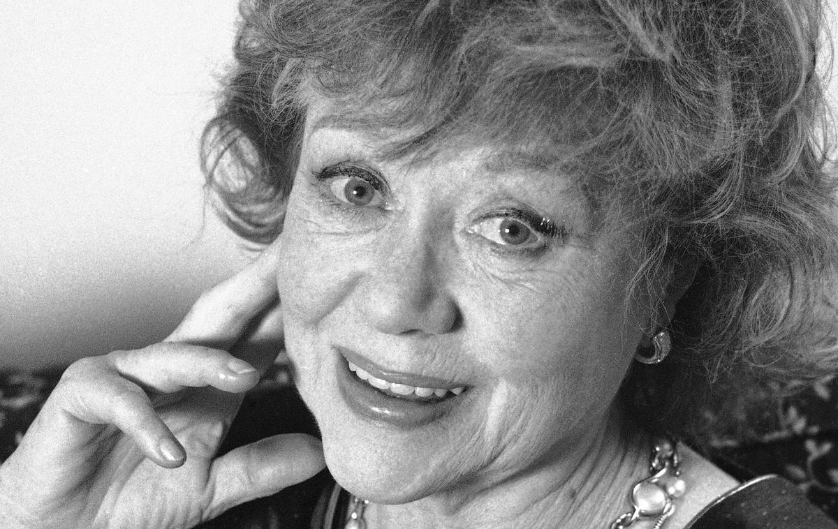 Glynis Johns | V muzikalu Mary Poppins je Glynis Johns zaigrala v vlogi Winifred Banks. (Fotografija je nastala leta 1990.) | Foto Guliverimage