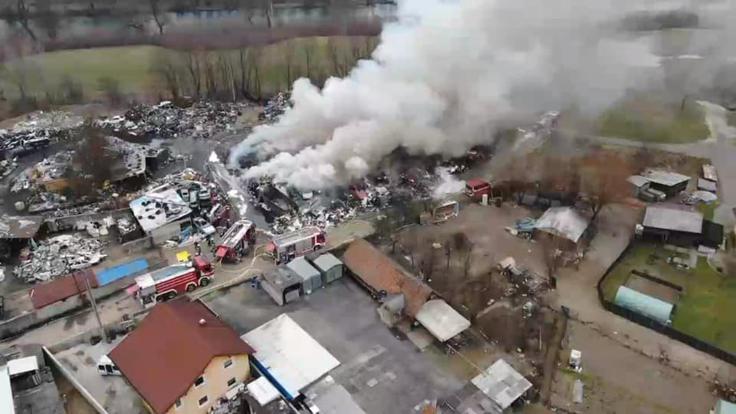 požar Kašelj | Foto: Gasilska brigada Ljubljana