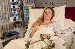 Pretresljive fotografije Lindsey Vonn iz bolnišnice