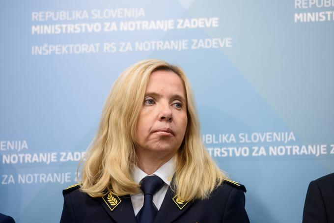 Generalna direktorica policije Tatjana Bobnar na razpisu za direktorja NPU ni izbrala nikogar od kandidatov. | Foto: STA ,