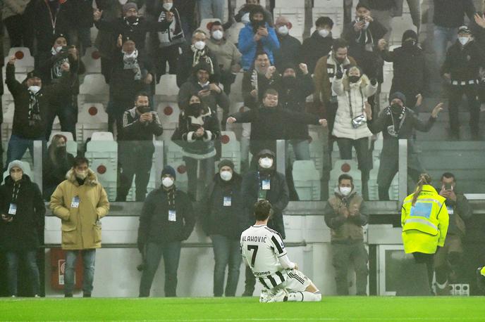 Dušan Vlahović | Dušan Vlahović je za strelski prvenec v dresu Juventusa potreboval le 13 minut. | Foto Reuters