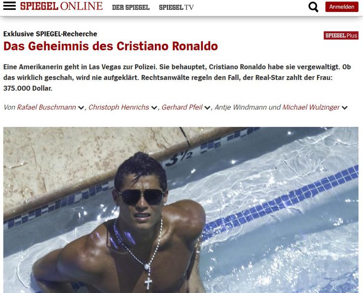 Ronaldo vse navedbe zanika. | Foto: 