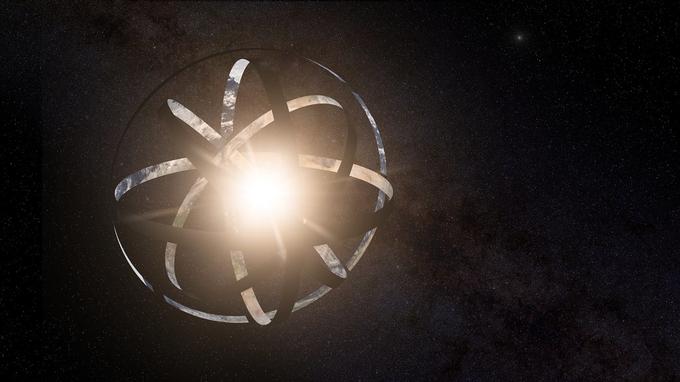 Ob Dysonovi sferi, ki je zvezdo obdajajoča rigidna struktura, si je Freeman Dyson zamislil še Dysonov obroč, torej le en sklenjen krog zbiralcev zvezdine energije, in Dysonov roj, pri katerem pa gre za mrežo satelitskih sončnih oziroma zvezdnih elektrarn. | Foto: Flickr / Kevin Gill / Creative Commons