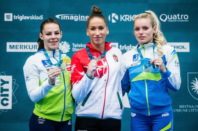 gimnastika, Koper, svetovni pokal, 3. dan, Tjaša Kysselef, Teja Belak | Tjaša Kysselef je osvojila drugo mesto, Teja Belak pa 3. | Foto Grega Valančič/Sportida