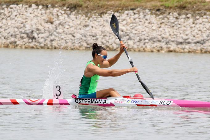 Anja Osterman je OI v Parizu za las zgrešila. | Foto: Kajakaška zveza Slovenije