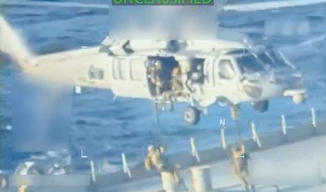 Tako so Američani napadli venezuelski tanker #video