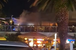 V lokalu na splitski rivi izbruhnil požar