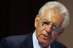 Monti: Italija ima malo manevrskega prostora za spodbujanje rasti