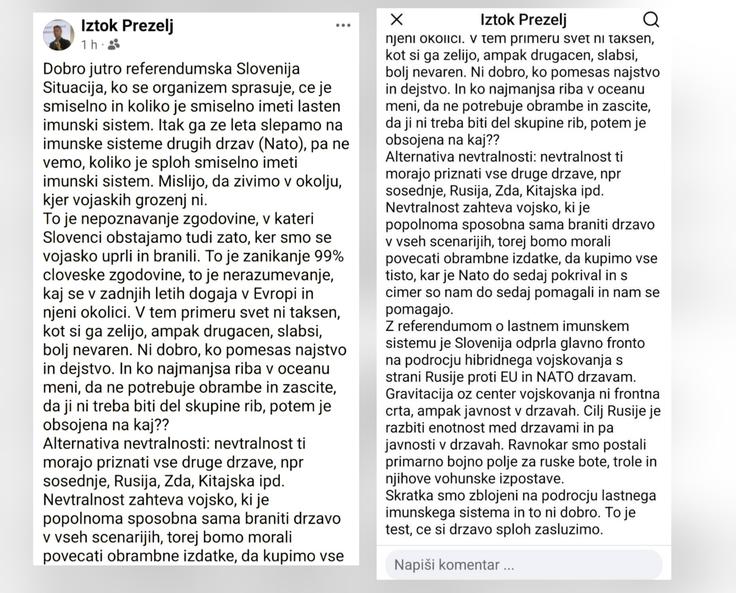 Iztok Prezelj - FB | Foto: 