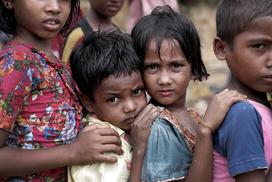 begunci v Bangladešu Mjanmar