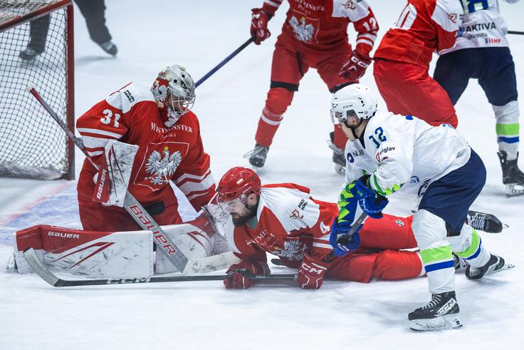 slovenska hokejska reprezentanca : Poljska | Foto: Jure Banfi