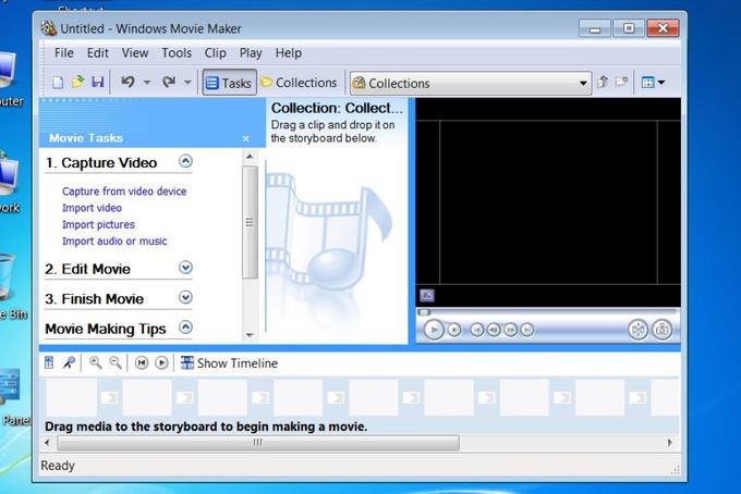 Takole je bilo videti orodje Windows Movie Maker v operacijskem sistemu Windows 7.  | Foto: 