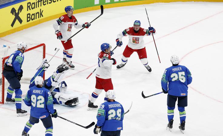 SP v hokeju 26: Slovenija - Češka | Foto: Reuters