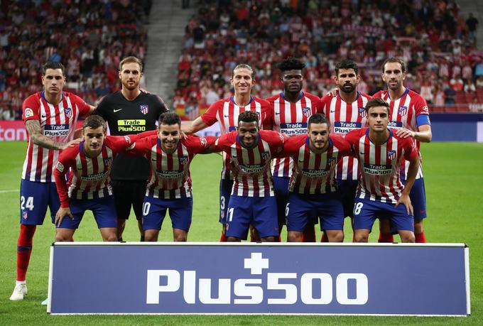 Atletico Madrid je na lestvici v torek zvečer poskočil na tretje mesto. | Foto: Reuters