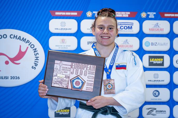 Metka Lobnik, EP Tbilisi 2026 | Metka Lobnik: Šele teden dni pred EP smo se odločili, da v Tbilisi potujem, saj se tekme, kot je EP, ne izpusti kar tako. | Foto Darko Petelinšek/Judo zveza Slovenije