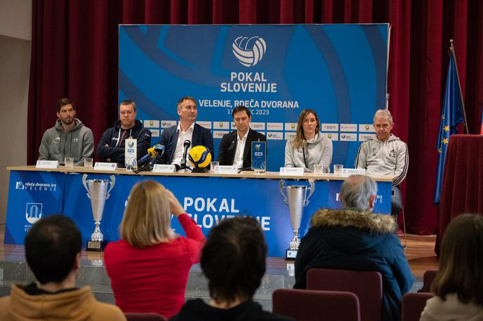 nk odbojka | Člani finalistov Pokala Slovenije so predstavili pričakovanja pred sobotnim finalom, ki bo v Rdeči dvorani v Velenju. | Foto OZS