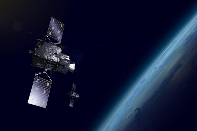 Satelit | Meteorološki satelit Meteosat tretje generacije je v geostacionarni orbiti 36 tisoč kilometrov nad Zemljo. | Foto EUMETSAT