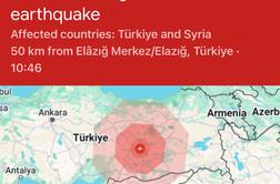 Turčijo in Sirijo stresel silovit potres z magnitudo 6.1 #video