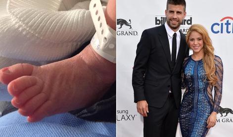Piquejev novorojeni sin ima že zdaj stopala nogometaša