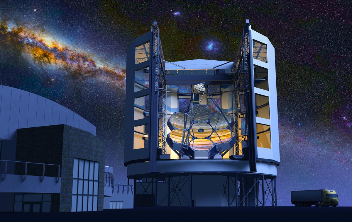 Teleskop magelan | Foto Giant Magellan Telescope
