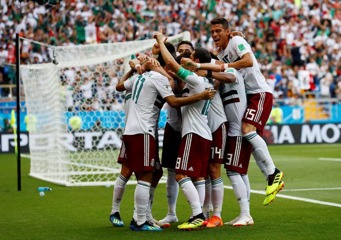 Mehika je po Nemčiji premagala še Južno Korejo, a si še ni zagotovila nastopa med najboljših 16. | Foto: Reuters