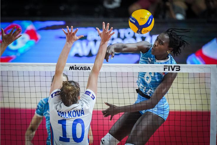 Odbojkarsko SP: Slovenija : Češka | Foto: VolleyballWorld
