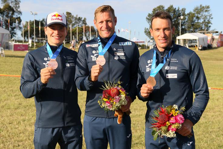 kanu, ekipna tekma, Žiga Lin Hočevar, Benjamin Savšek, Luka Božič | Foto: Nina Jelenc