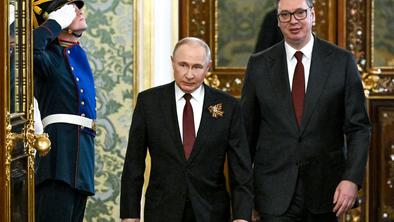 Vučić s Putinom v Moskvi o ruskem plinu. Bruselj tega ne odobrava.